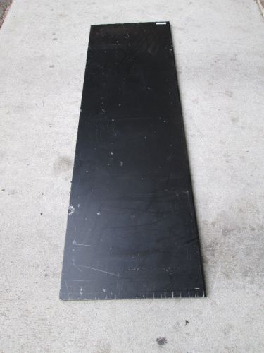 Polypropylene impact copolymer black plastic sheet 3/4&#034; x 17&#034; x 56&#034; n00m-00 uhmw for sale
