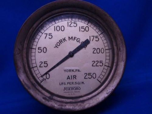 Vintage york air gauge 5.75&#034; steampunk #6d for sale