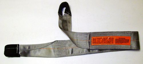 4&#034; x 5 ft polyester web sling w/cordura protection each eye breaking @ 20,000lbs for sale