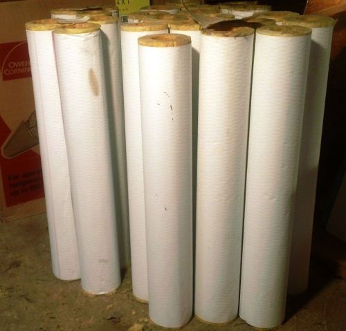 Lot new unused owens-corning ssl ii fiberglass insulation for 2  1/2 ” pipe (approx) for sale