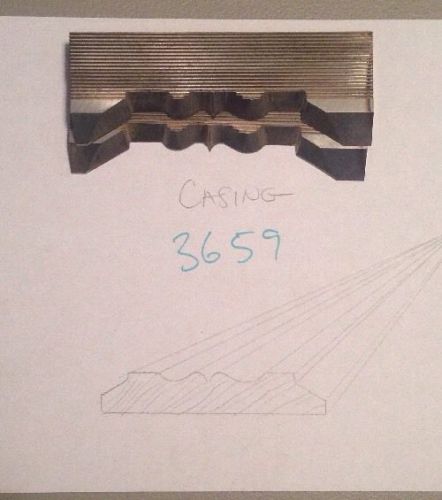 Lot 3659 Cading Moulding Weinig / WKW Corrugated Knives Shaper Moulder