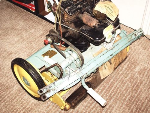 Very rare NOS 50th anvisery Davis 5s Briggs reel mower hit miss antique engine