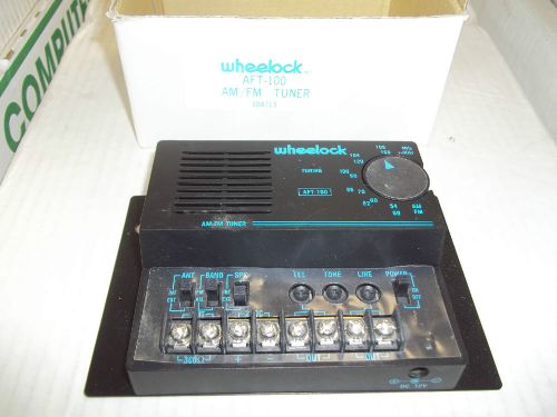 WHEELOCK AM/FM TUNER AFT-100 MOH MUSIC ON HOLD TUNER ONLY