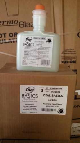 DIAL Basics Foaming Hand Soap 98576 Touch Free 3 per case 1.2 Liter