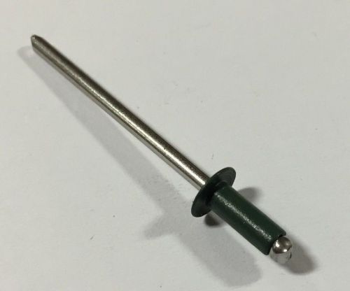 300 Stainless Steel 43 Pop Rivets 1/8&#034; X 3/16&#034; 250 Pcs HUNTER GREEN