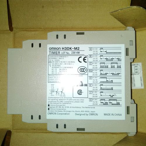 Omron h3dk-m2 programable timer 8 options for sale