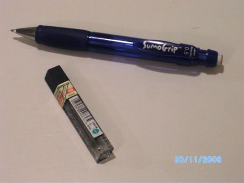 SumoGrip 0.5mm Mechanical Pencil. Blue w/ Refill Lead.
