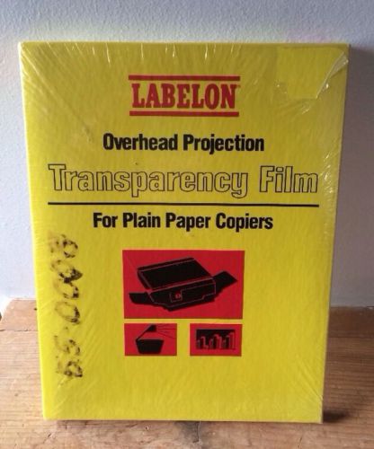 Labelon Transparency Film XTR-660 NEW NOS 100 Sheets Ships Fast!