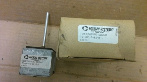 Mamac Systems Duct Temperature Sensor TE-205-B-12-A-1  68674