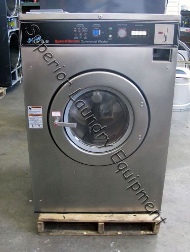 Speed queen front load 50lb sc50md2 washer 220v / 3ph coin, fully reconditioned for sale