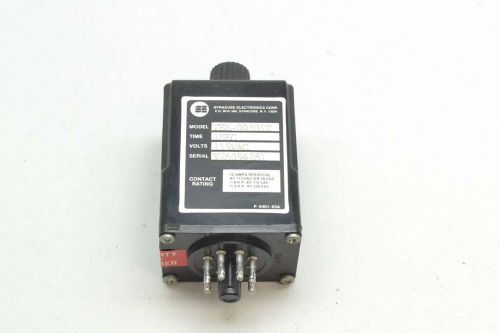 NEW SYRACUSE ELECTRONICS TER-00301T 1 SEC TIME DELAY 115V-AC RELAY D408993