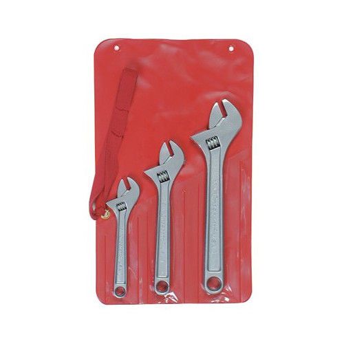 Cooper tools adjustable wrench sets - 3 pc. chrome adjustable wrench set for sale