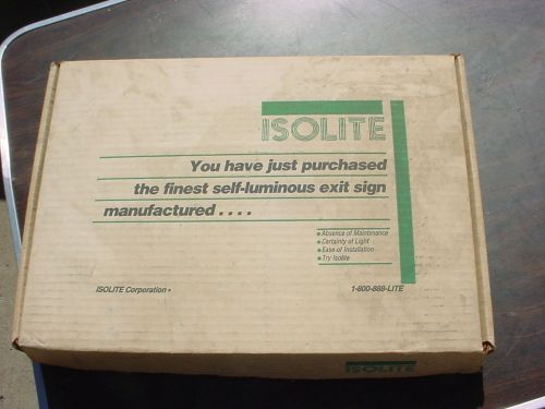 isolite Exit Sign NIB