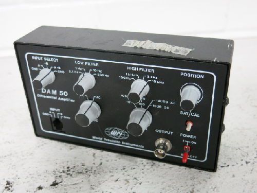 WPI DAM 50 Differential Amplifier Model DAM50-E