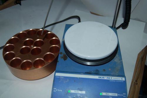 IKA hotplate RET basic C IKAmag stirrer mixer  hot plate Werke  pie block probe