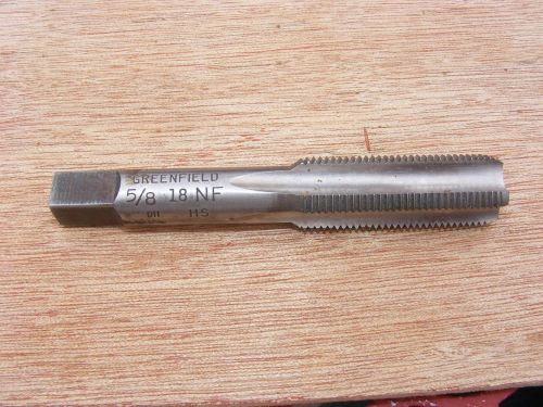 Greenfield 5/8 18NF Hand Tap Metalworking
