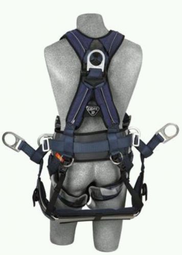 Dbi sala exofit xp tower climbing harness size xl w/dual shockwave 2 lanyard for sale
