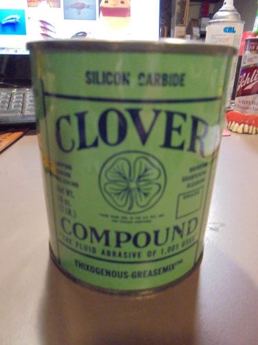 Clover Compound Silicon Carbide compound 80 grit  16 oz. can