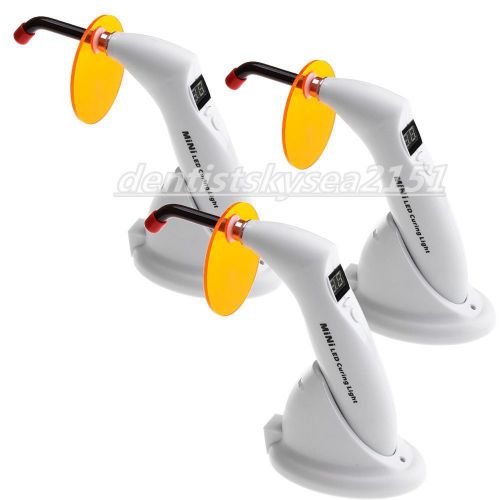 3x Dental Cordless LED Curing Light Mini Light Curing Unit Lamp Wireless