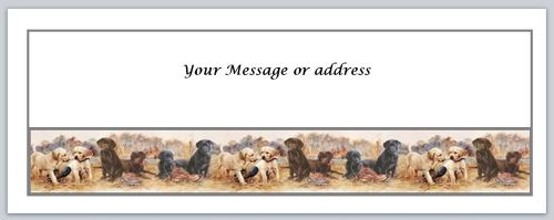 30 Personalized Return Address Labels Dogs Buy 3 get 1 free (ct247)