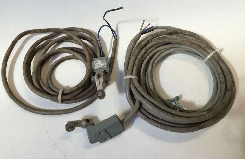 (2) Allen Bradley 802B Sealed Micro Switches with Cords
