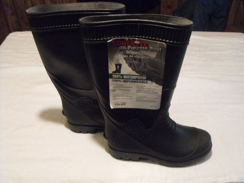 MENS SIZE 7 RUBBER WATER PROOF CONCRETE BOOTS NEW W/TAGS