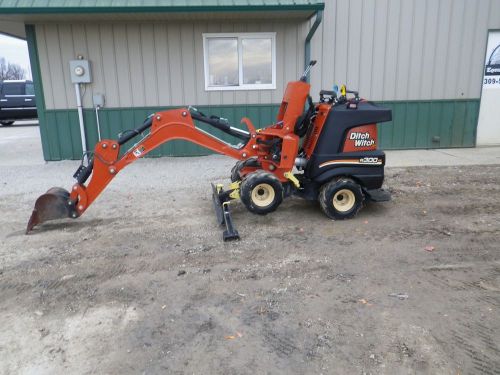 2008 ditch witch 1bh zahn backhoe r300 r230 blade demo unit  no reserve for sale