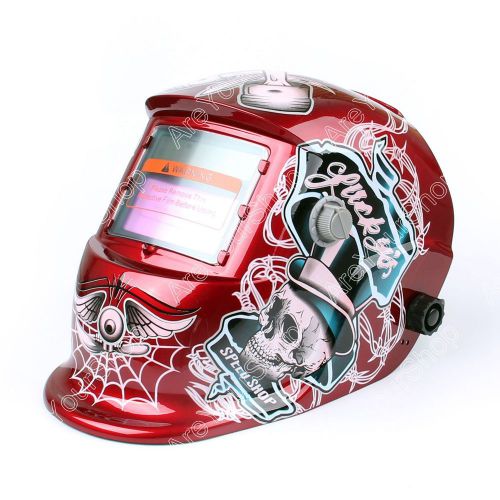 Solar Auto Darkening Welding Helmet ARC TIG MIG Weld Welder Lens Grinding Mask R