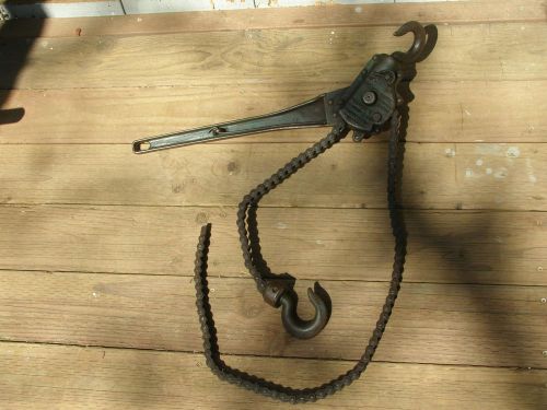 Nice Vintage Coffing Chain Hoist 3/4 Ton - 1 1/2 Ton