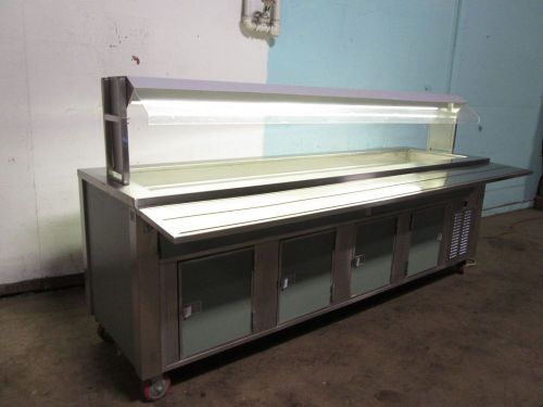&#034;carter-hoffmann&#034; commercial  lighted refrigerated cold food buffet / salad bar for sale
