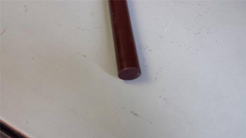 1-1/4&#034; dia. x 48&#034; long urethane / polyurethane 75 d brown rod p/n 10760 for sale