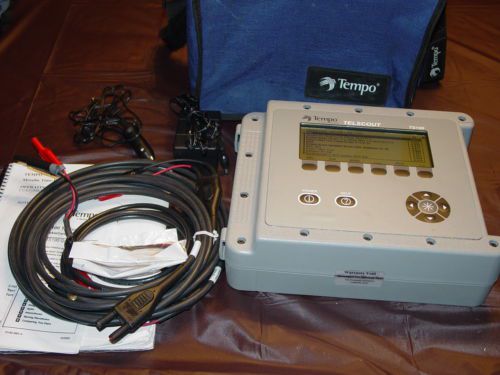 Tektronix TS100 TelScout TDR Cable Fault Detector With Cable option 1, new bat.