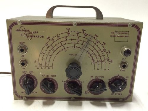 Vintage Heath Kit R.F. Signal Generator Model SG - 6 Daystrom Hobby Electric