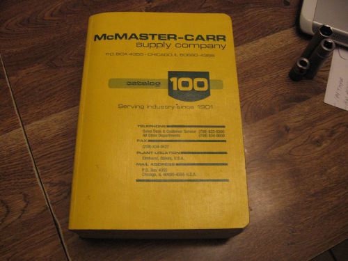 McMaster-Carr Supply Company Catalog Number 100 Chicago, IL 1994