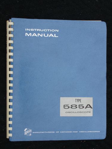 Tektronix 585A manual