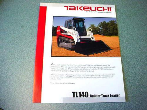 Takeuchi TL140 Rubber Track Loader Brochure