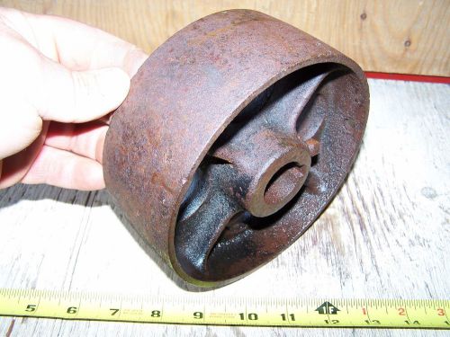 Old ihc tom thumb 1hp titan cast iron belt pulley hit miss gas engine motor nice for sale
