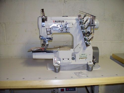 Cover stitch  top &amp;  bottom industrial sewing  machine with cylinder bed, servo