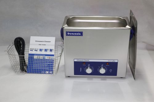 Durasonix 6.5 litre knob controlled ultrasonic cleaner w/ heater stainless for sale