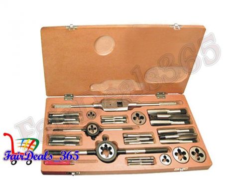 TAP AND DIE SET 1/4&#034; TO 1-1/4&#034; BRITISH STANDARD WHITWORTH- BOXED COMPLETE BSW