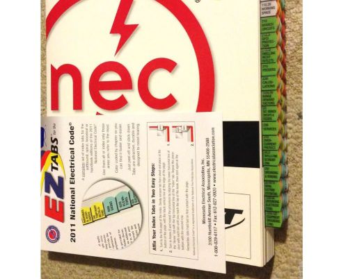 2011 NEC National Electrical Code and EZ Tabbed + Ohms law sticker ***