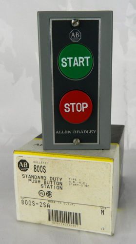 Genuine Allen Bradley 800s-2sa M Standard Duty Push Button Station Start Stop