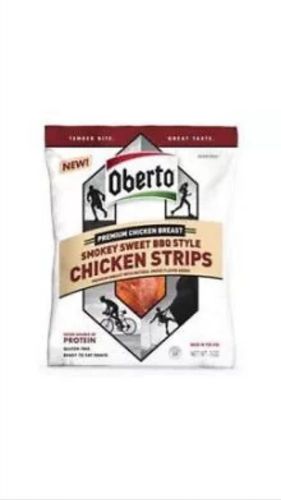 Oberto Smokey Sweet BBQ Style Chicken Strips, 3 Ounce