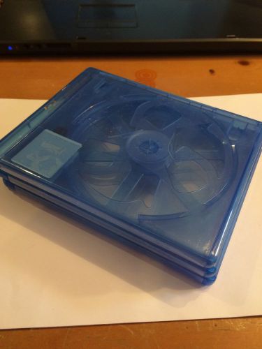 lot of 3 BLUE RAY CASES -REPLACEMENT Case with Logo GREAT CONDITION