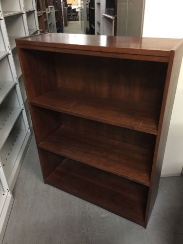 Bookcase in cherry color wood 48&#034;h for sale