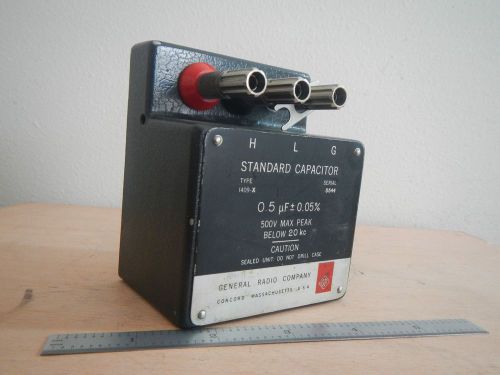 General Radio Company Type 1409-X 0.5 uf Standard Capacitor