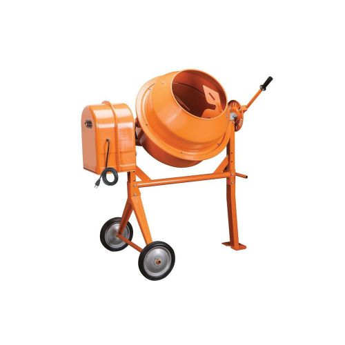 3-1/2 Cubic Ft. Portable Solid Steel Stucco, Mortar, Cement Mixer NEW FREE FEDEX