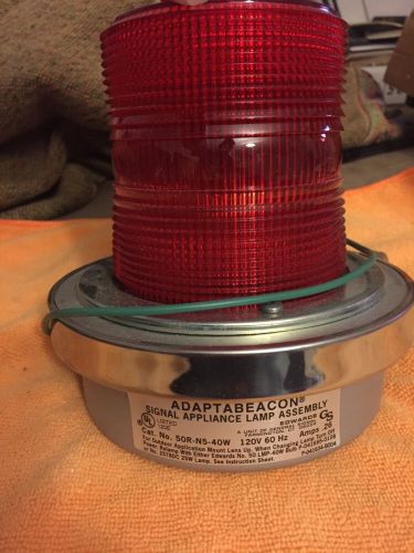 EDWARDS 50R-N5-40W ADAPTA BEACON, RED FLASHING LIGHT