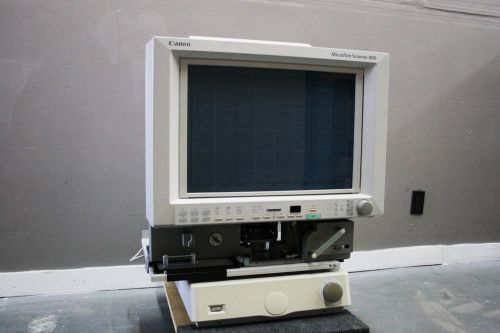 Canon Large Format Widescreen MS 800 MS800 Microfilm Scanner w/RFC-200 Roll Film