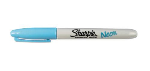 Sharpie Fine Point Permanent Marker - Neon Blue